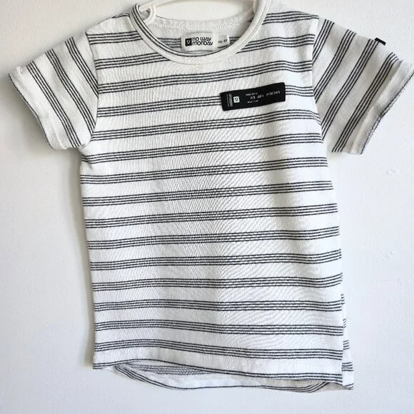 No Way Monday Kids Jogger Set | Beige & Black | Size 5Y | Unisex - Picture 2 of 15